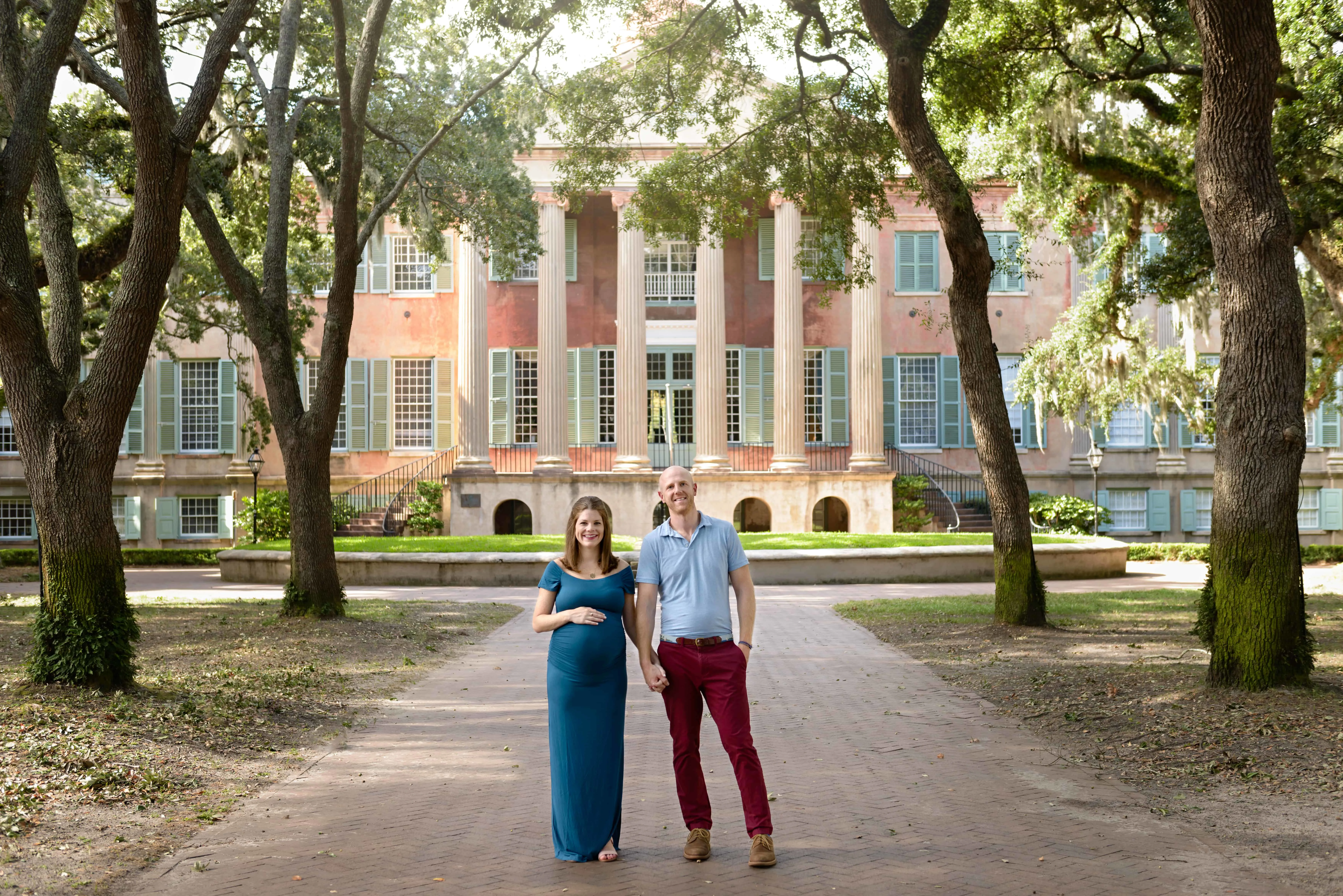 Maternity Photos College of Charleston