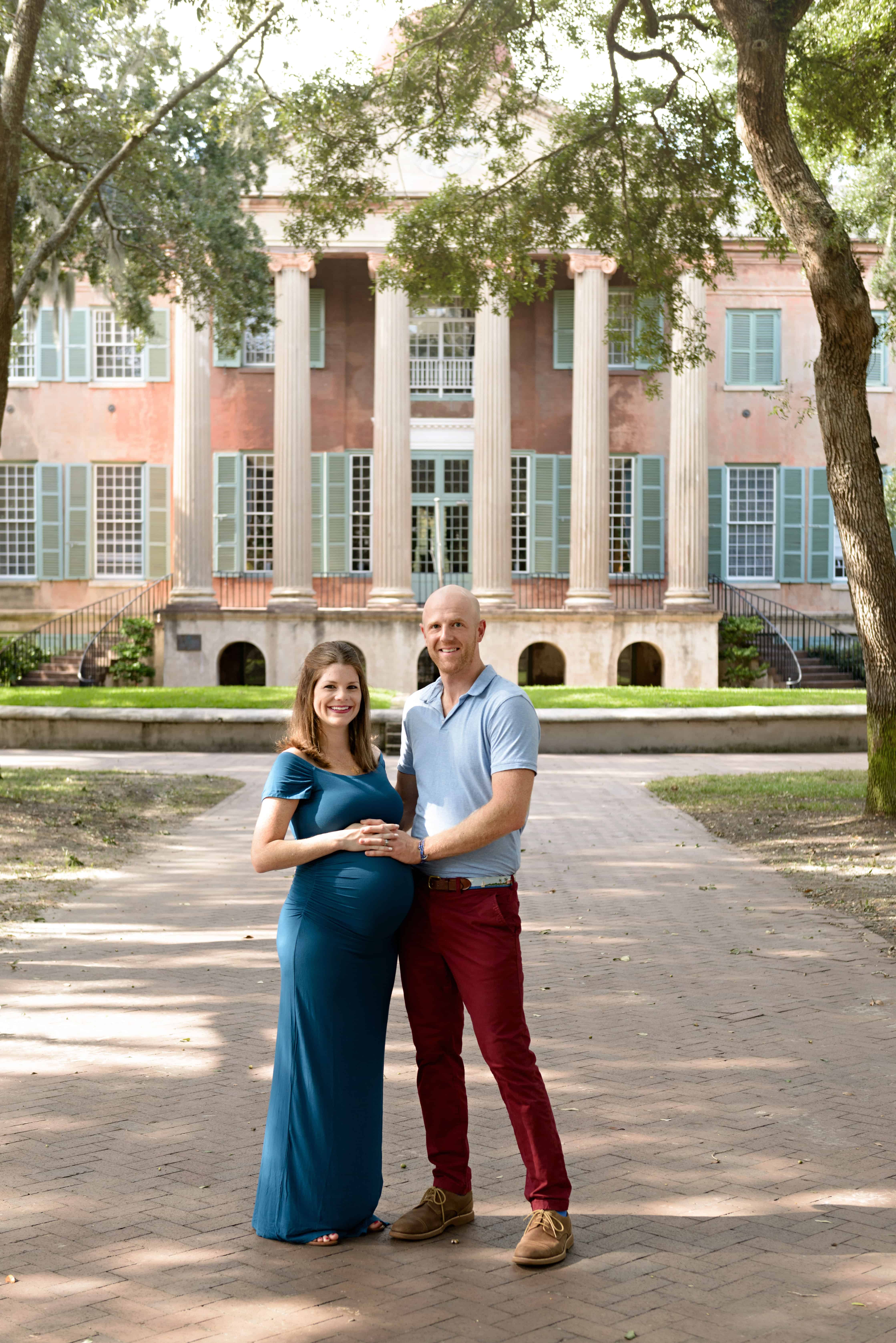 Maternity Photos College of Charleston
