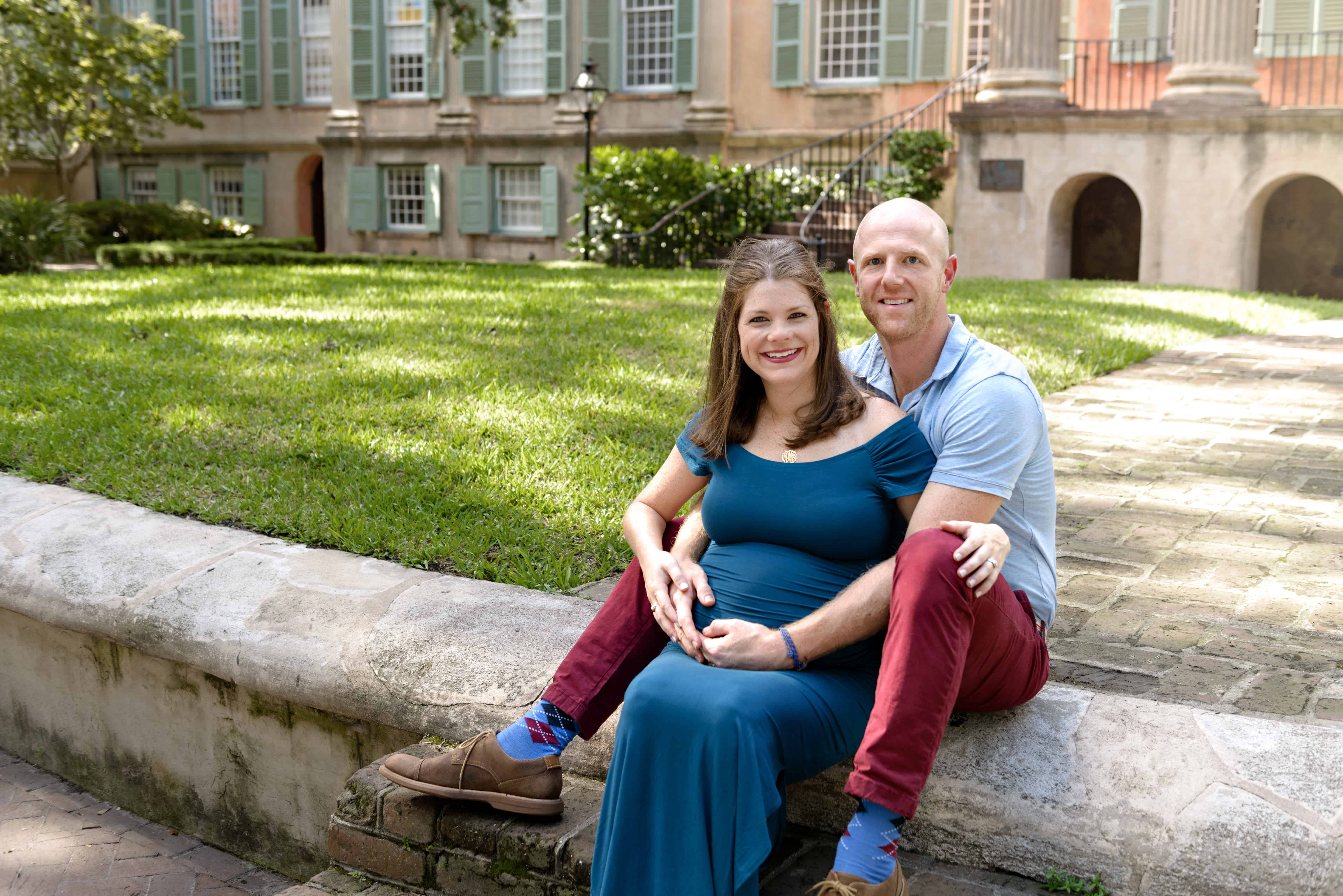 Maternity Photos College of Charleston