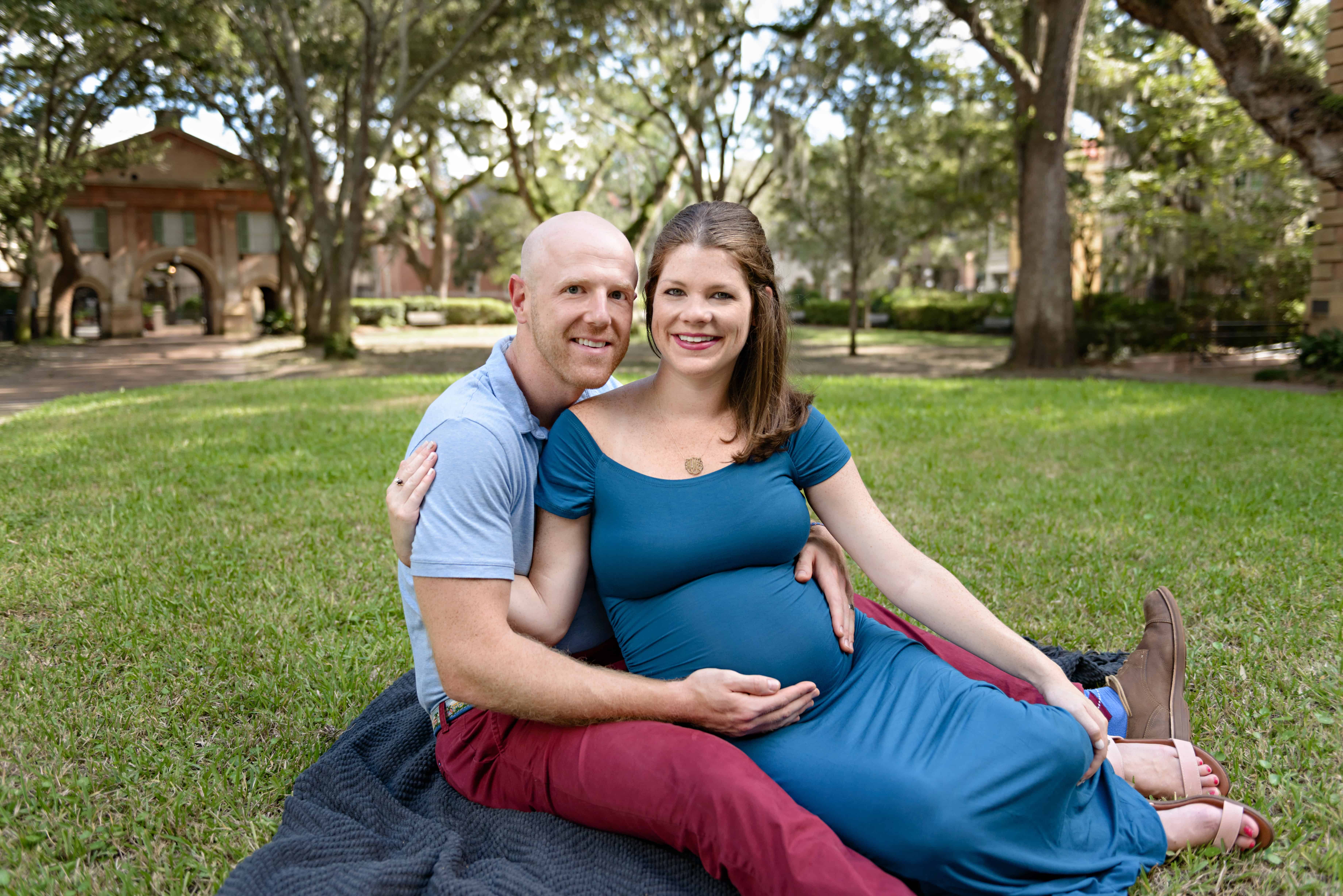 Maternity Photos College of Charleston