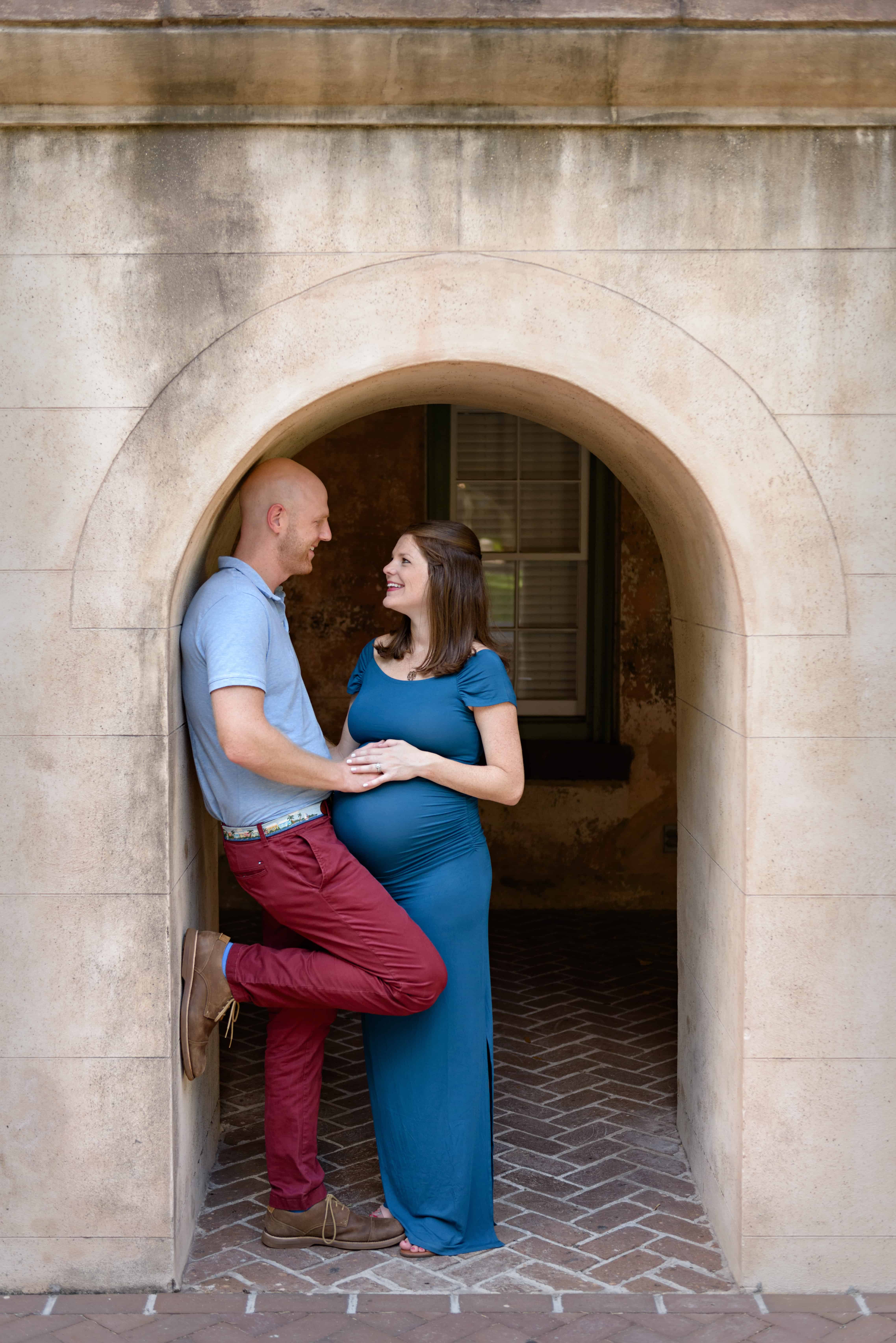 Maternity Photos College of Charleston