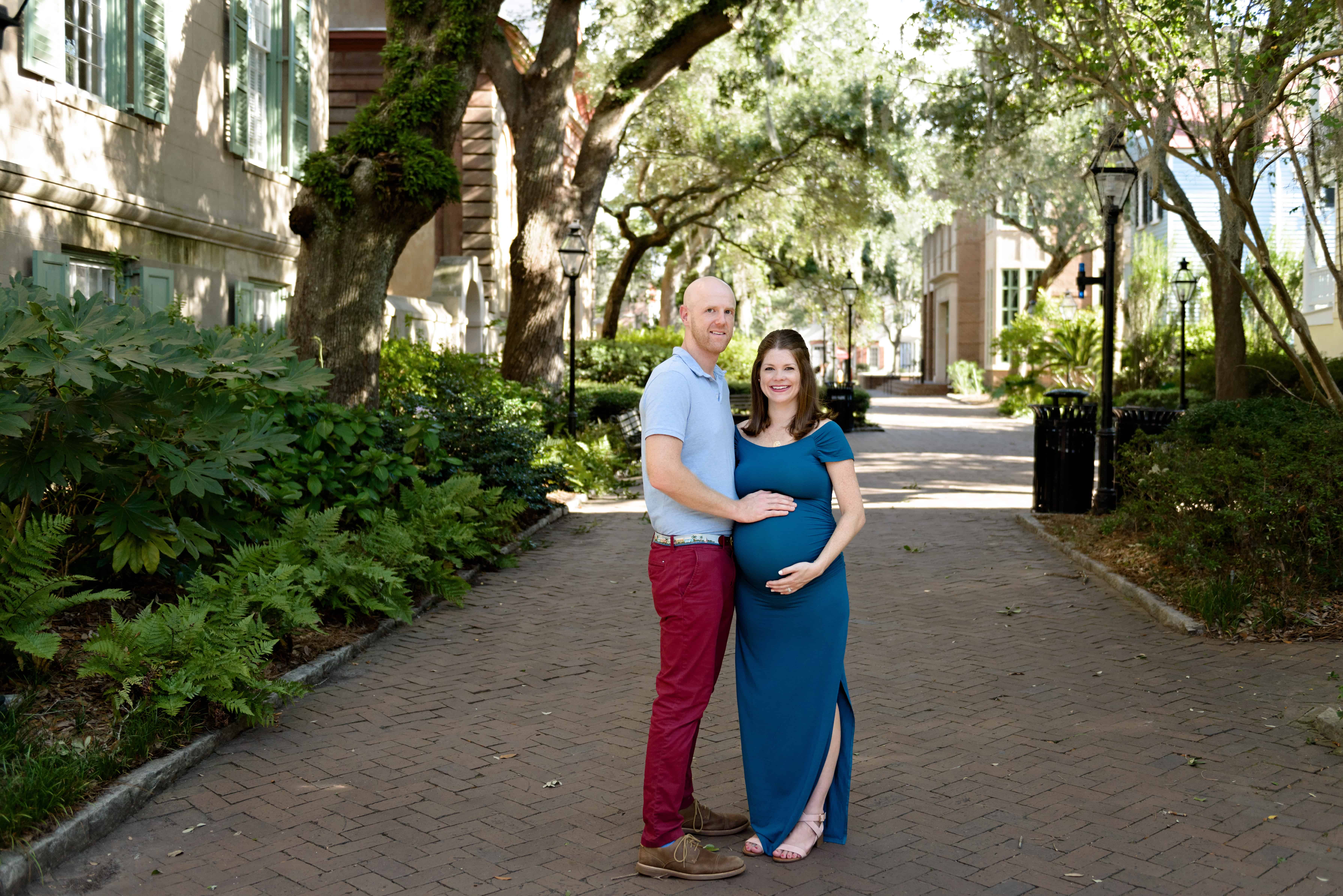 Maternity Photos College of Charleston