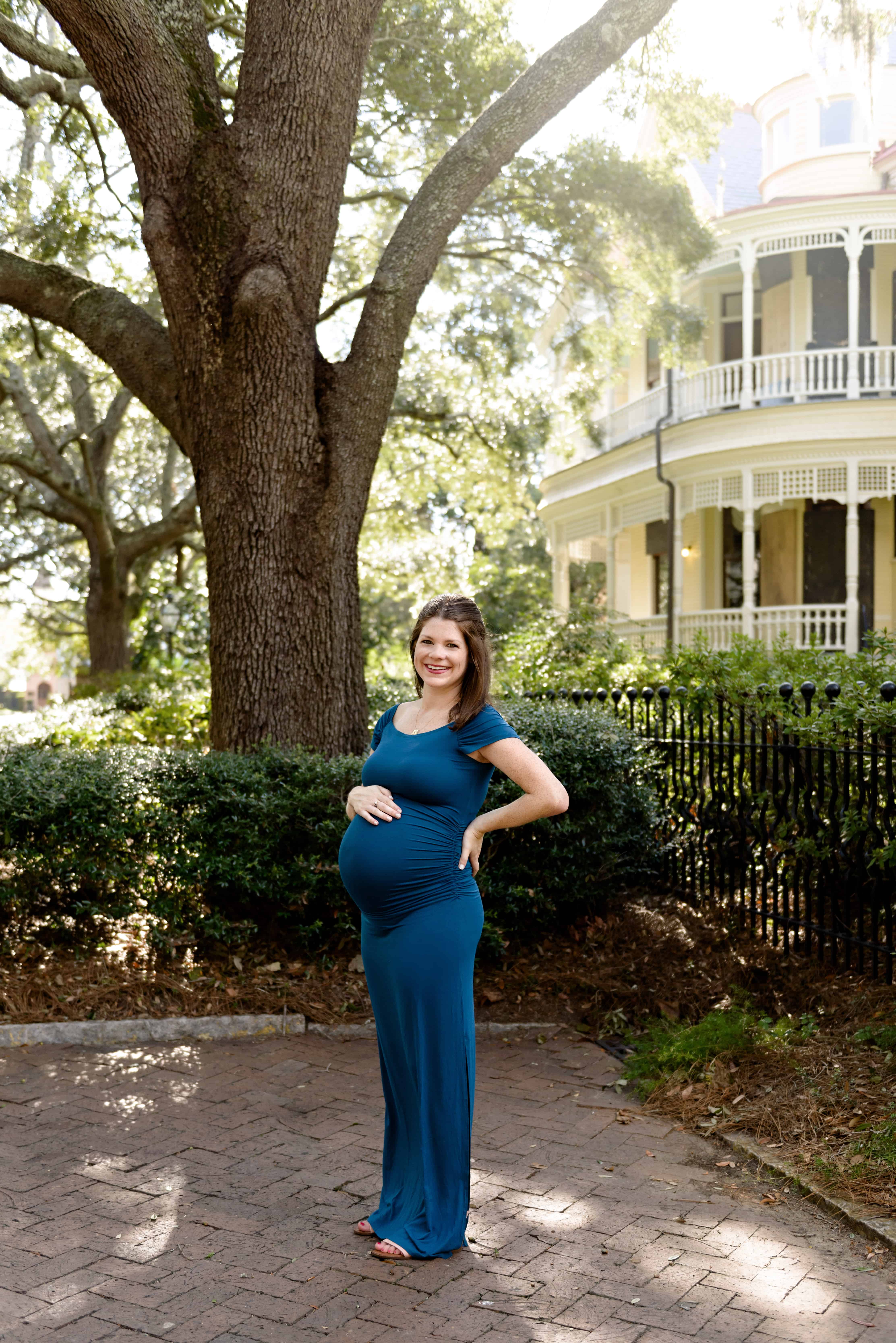 Maternity Photos College of Charleston