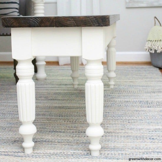 DIY Farmhouse Bench