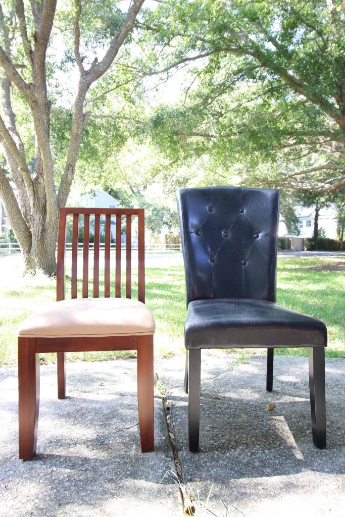 How to turn bar stool chairs into dining chairs - Charleston Crafted