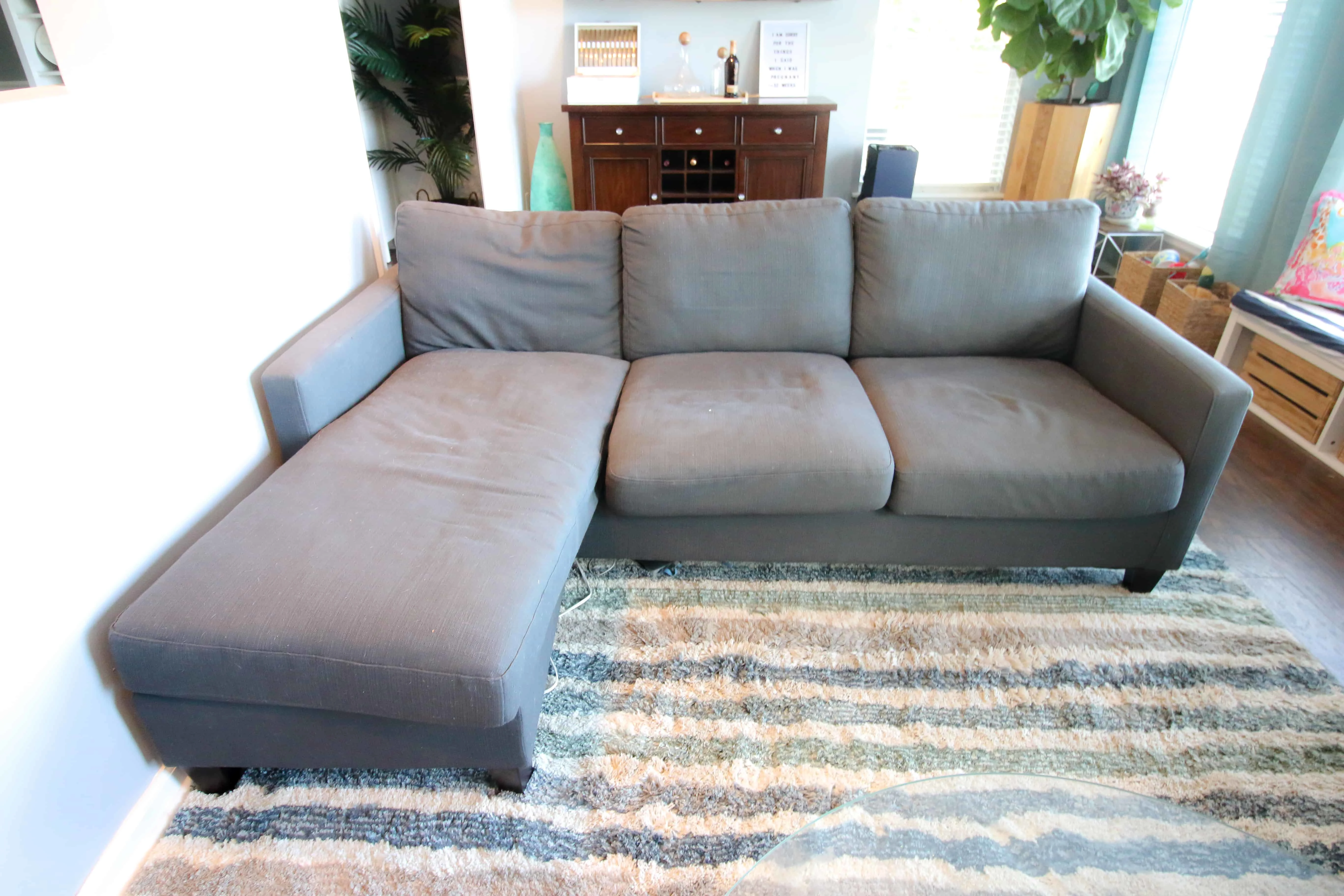 How to stuff sofa cushions couch before restuffing