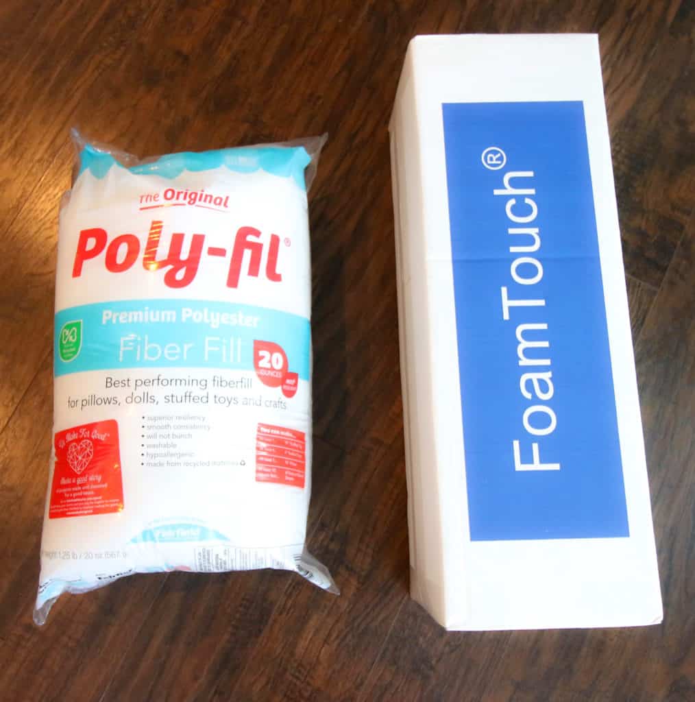 How to stuff sofa cushions foam and polyfil to use to reshape couch cushions