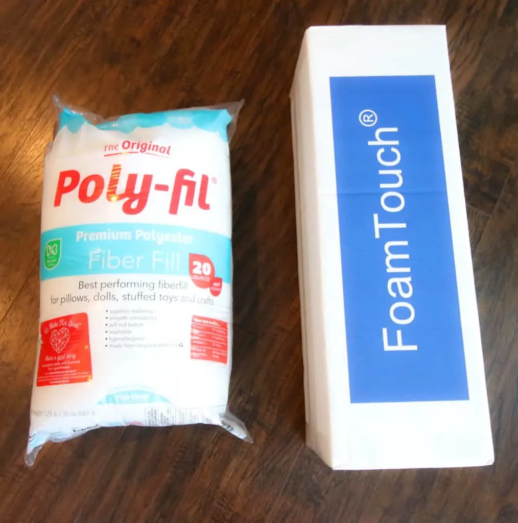 How to stuff sofa cushions foam and polyfil to use to reshape couch cushions