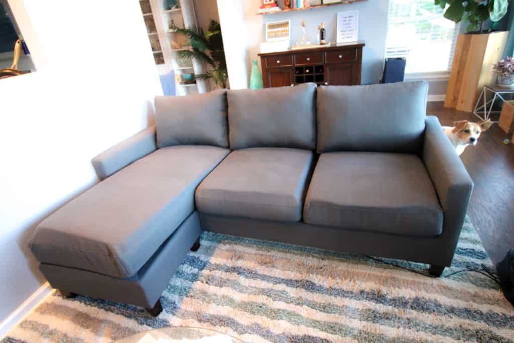 How to stuff sofa cushions after replacing foam and padding
