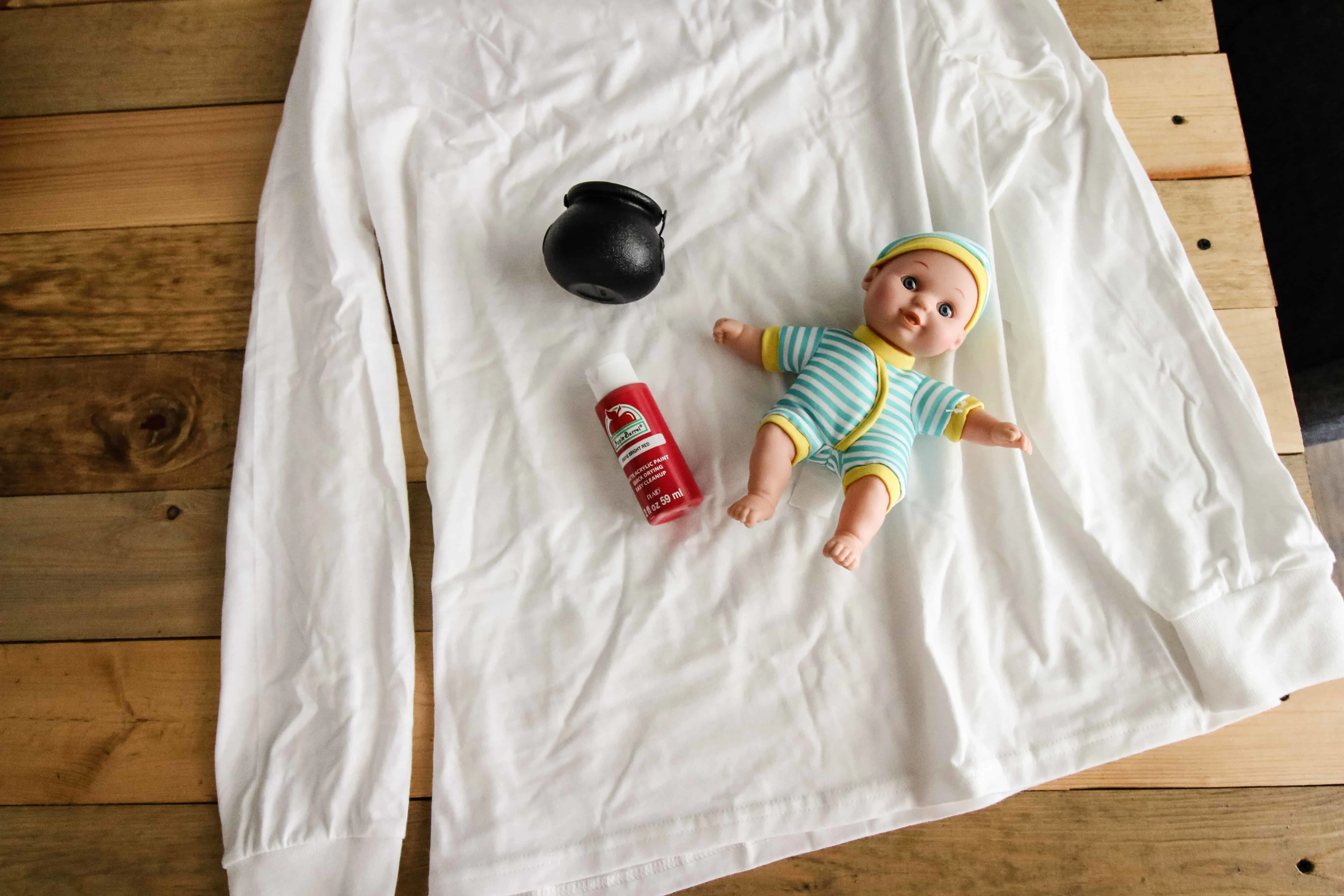 How to make a DIY Escaping Zombie Baby Pregnancy Halloween Costume