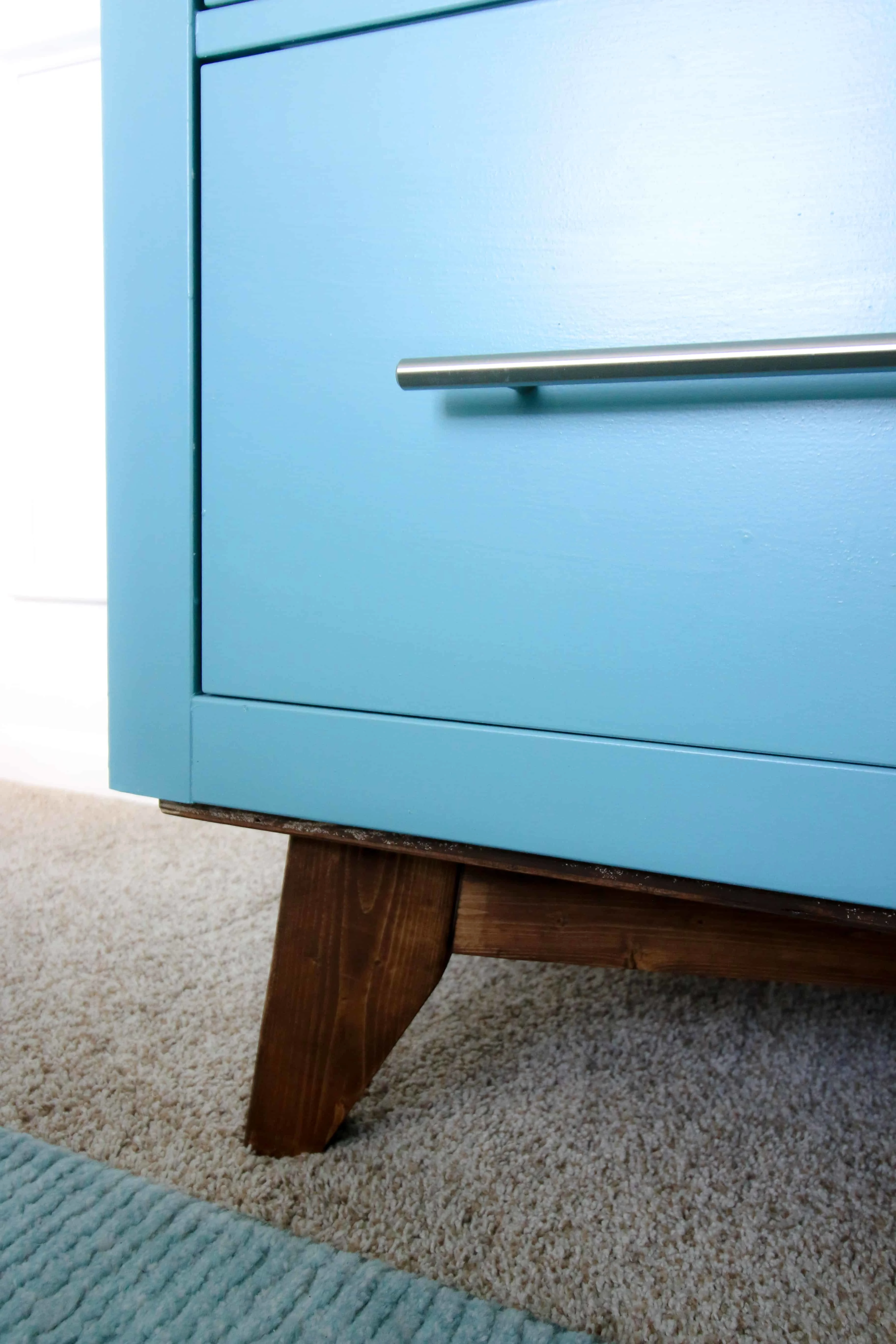 IKEA Hemnes Dresser Mid Century Modern Hack - MCM legs from 2x4s