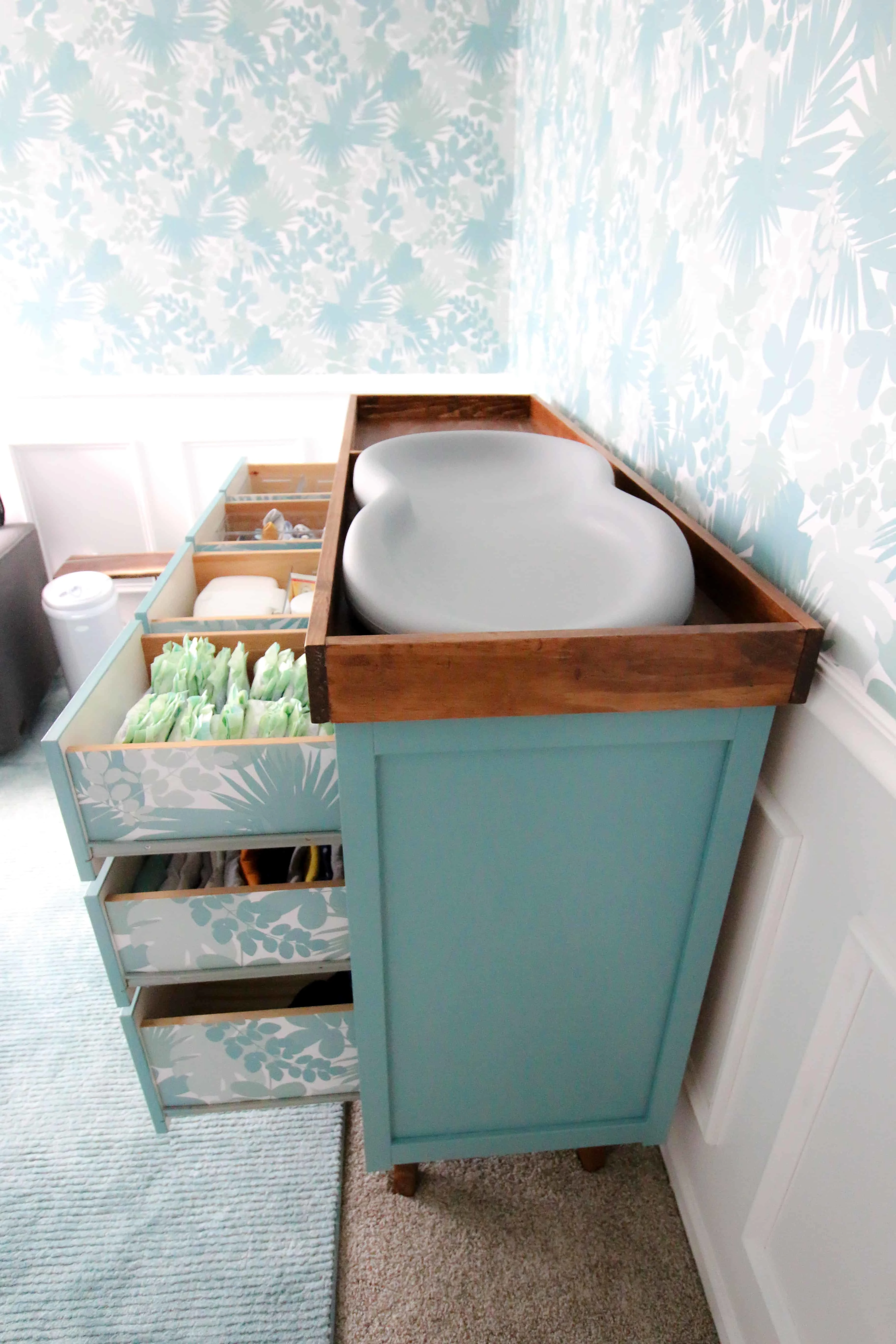 DIY Changing Table Topper