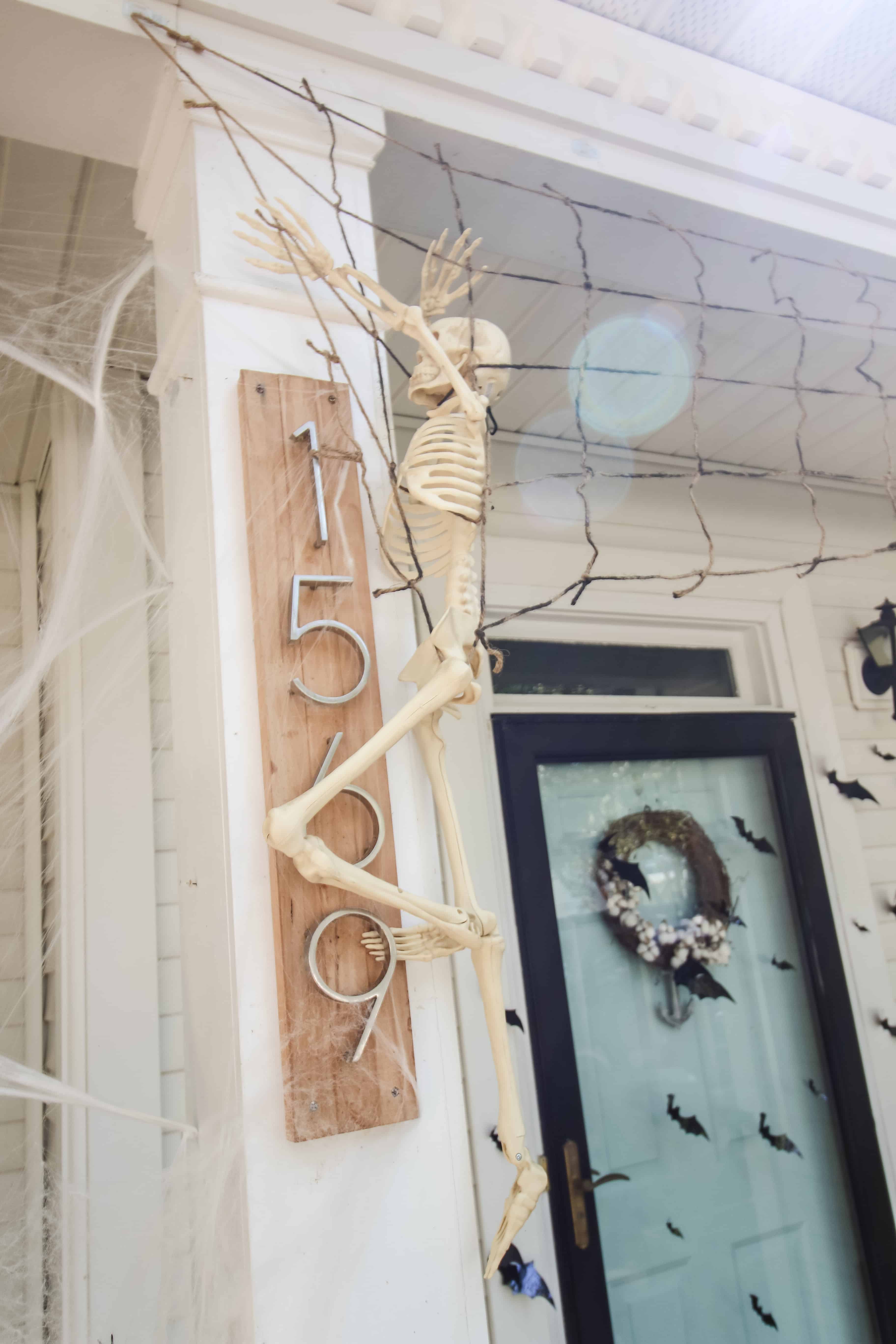 Our Skeleton Pirate Halloween Yard Display