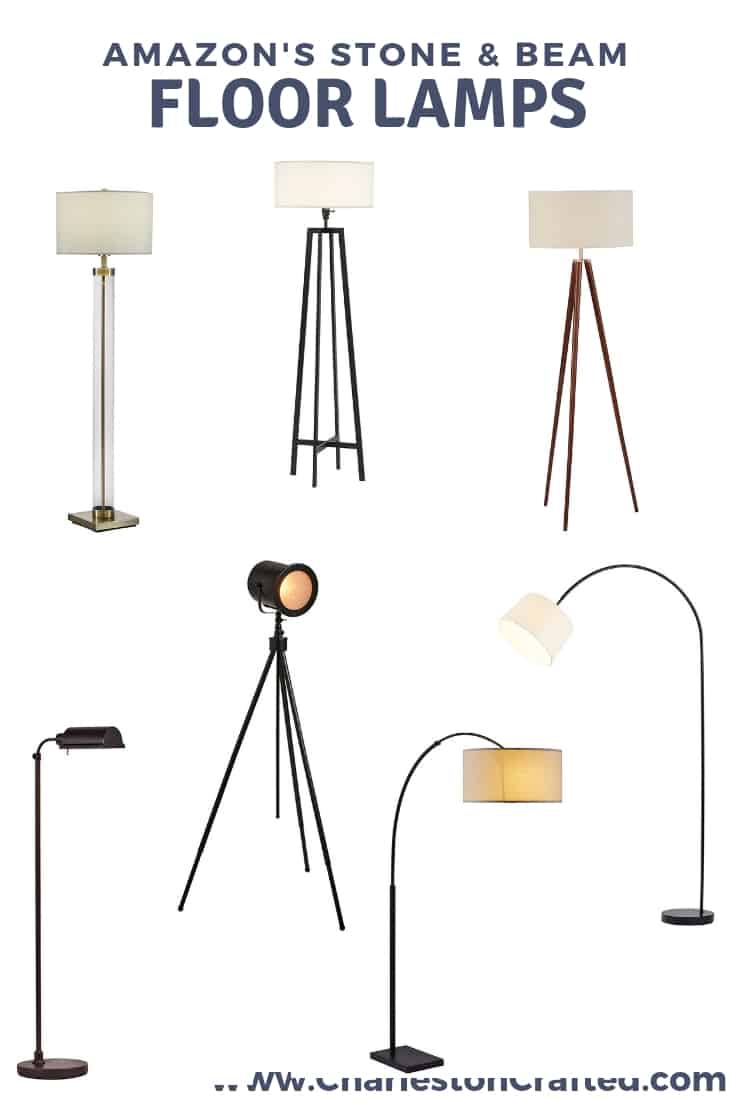 Stone & Beam Floor Lamps via Charleston Crafted