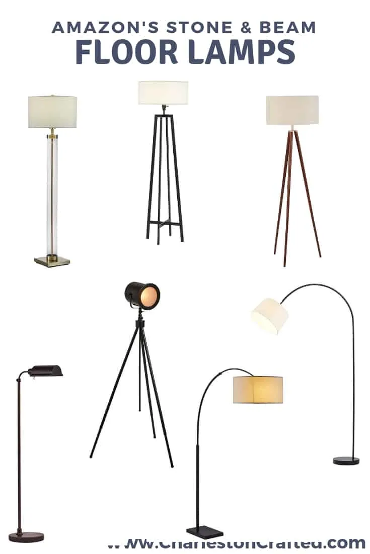 Stone & Beam Floor Lamps via Charleston Crafted