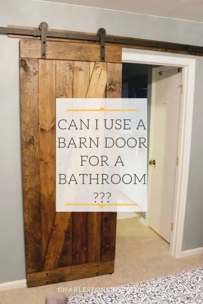Can I use a barn door for a bathroom