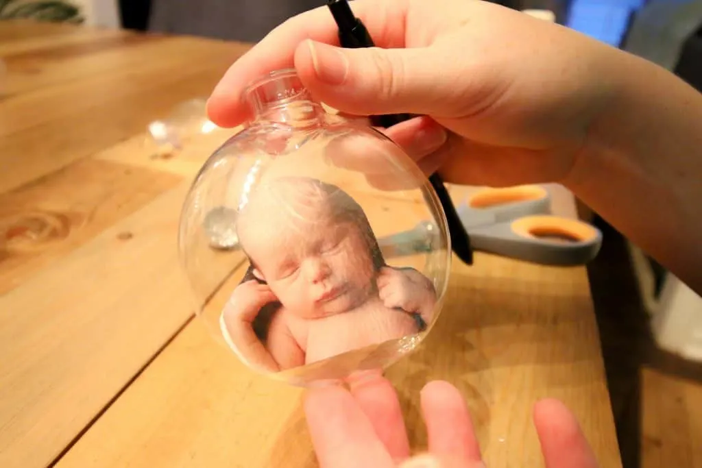 DIY Photo Christmas Ornament