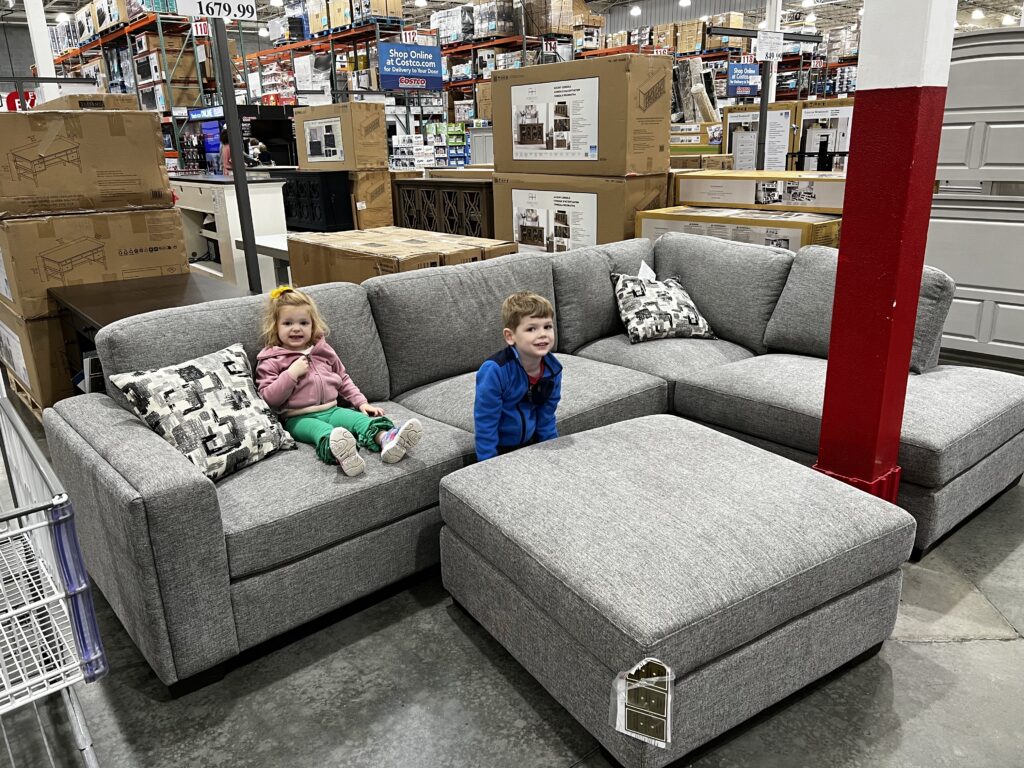 costco sectional at costco warehouse