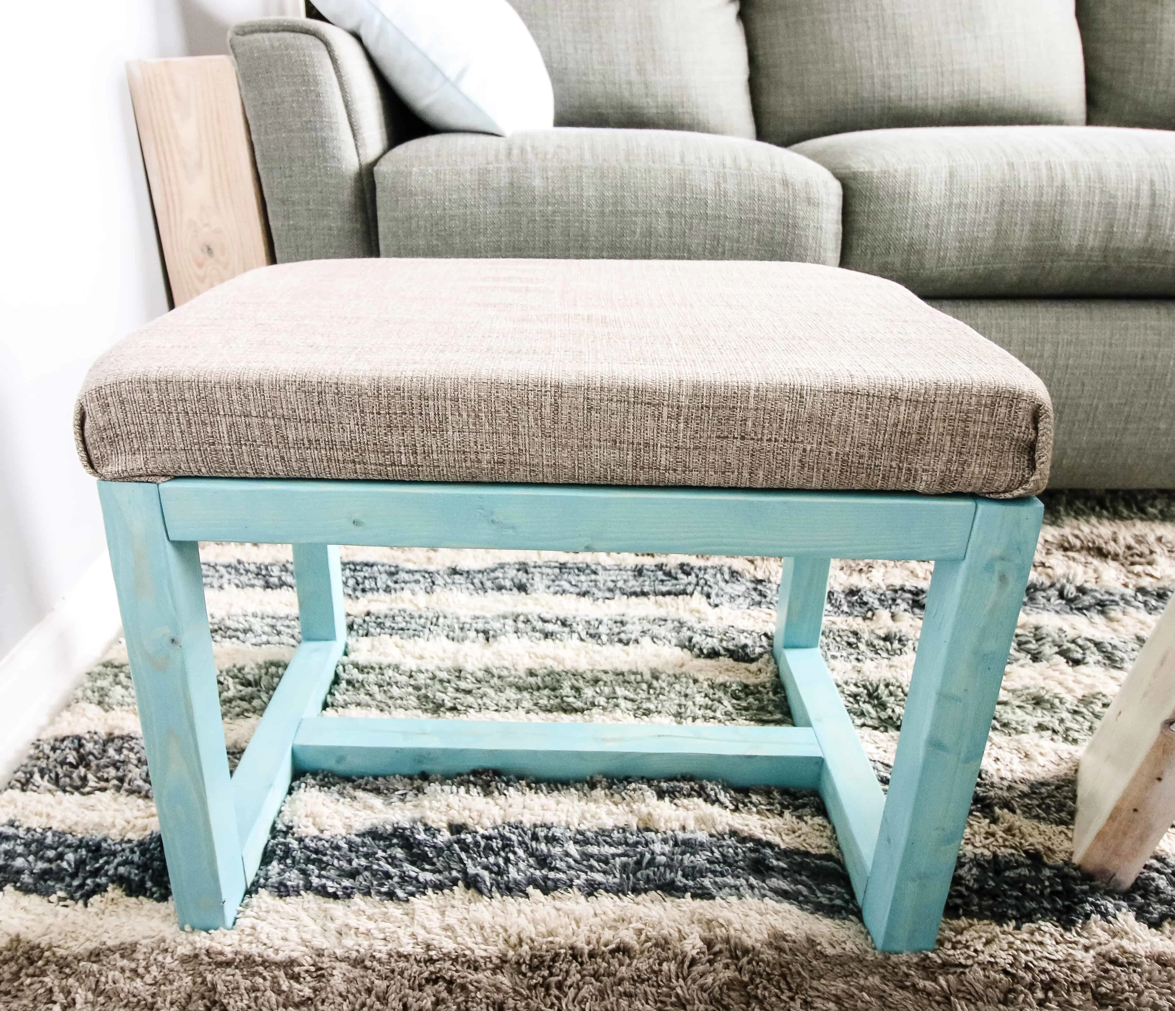 DIY Ottoman - Charleston Crafted