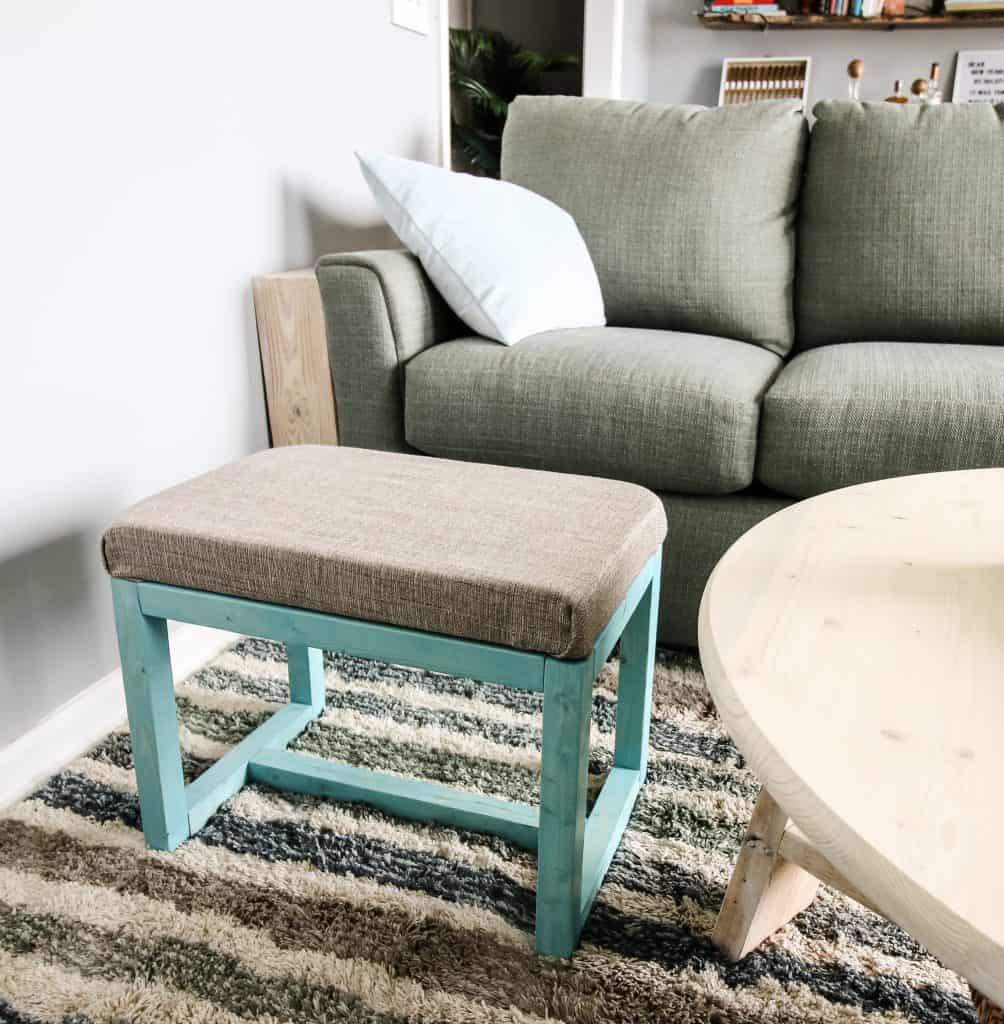 DIY Ottoman - Charleston Crafted