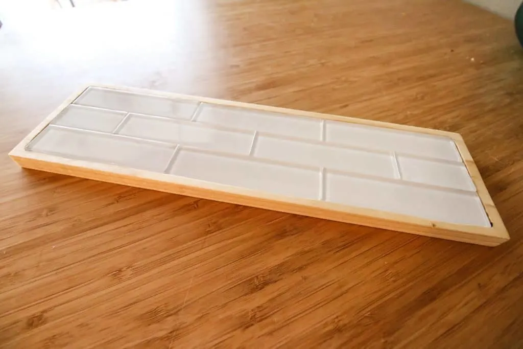 Tile and Wood Tray - Charleston Crafted