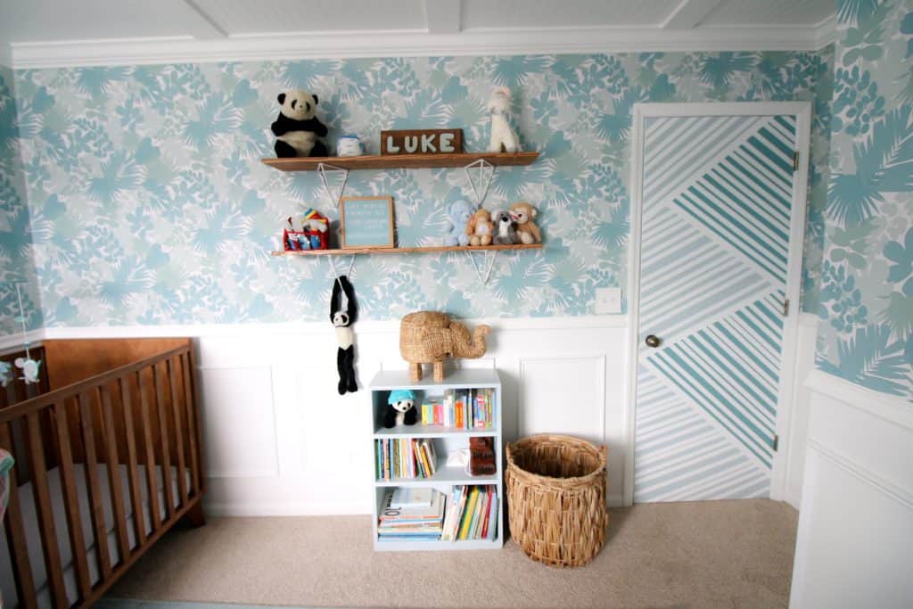 nursery shelves