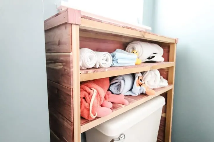 DIY Hanging Storage Bins For Over The Toilet Storage – Practically  Functional