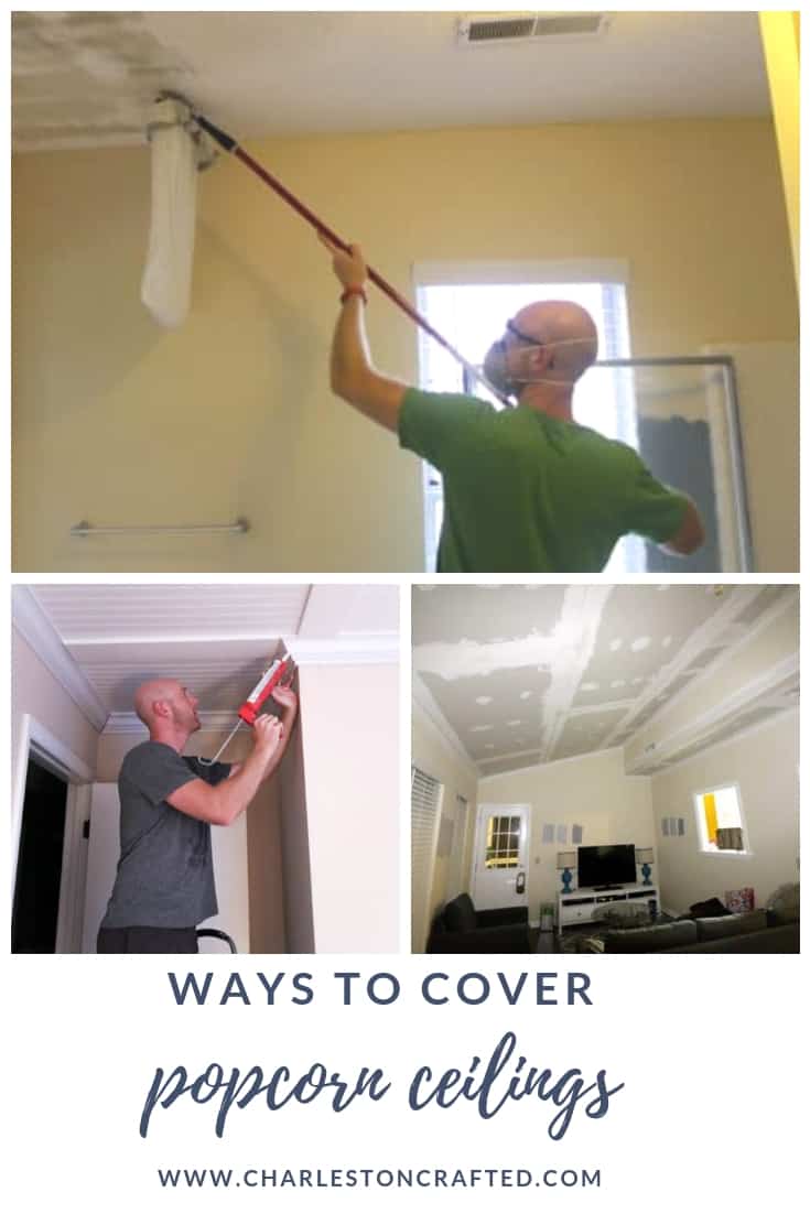 ways to cover popcorn ceilings
