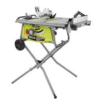 Ryobi 10 in. Portable Table Saw with Rolling Stand 