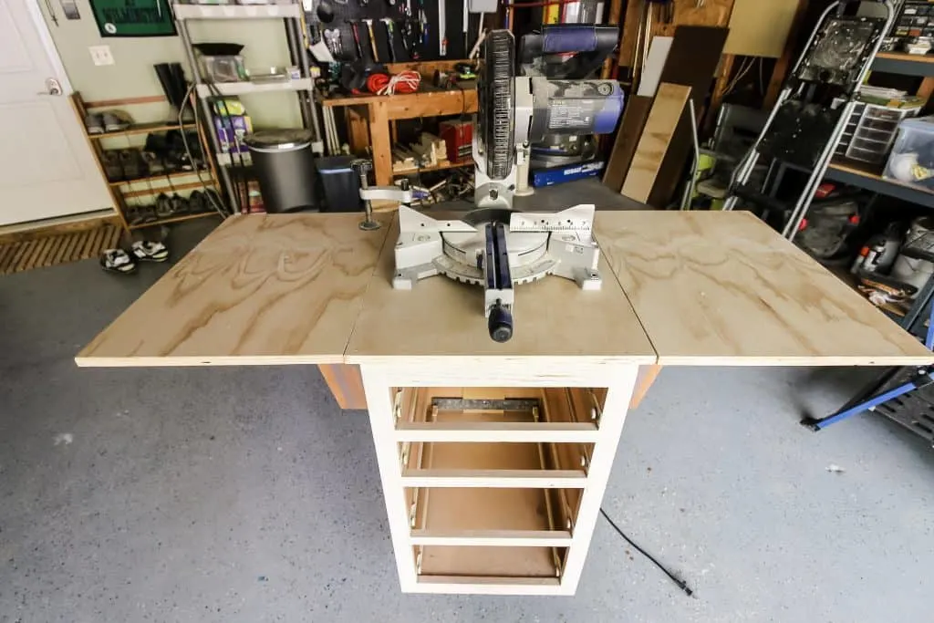 Mobile Miter Saw Station - Charleston Crafted