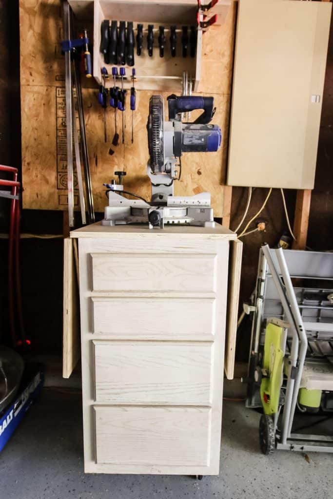 Mobile Miter Saw Station - Charleston Crafted