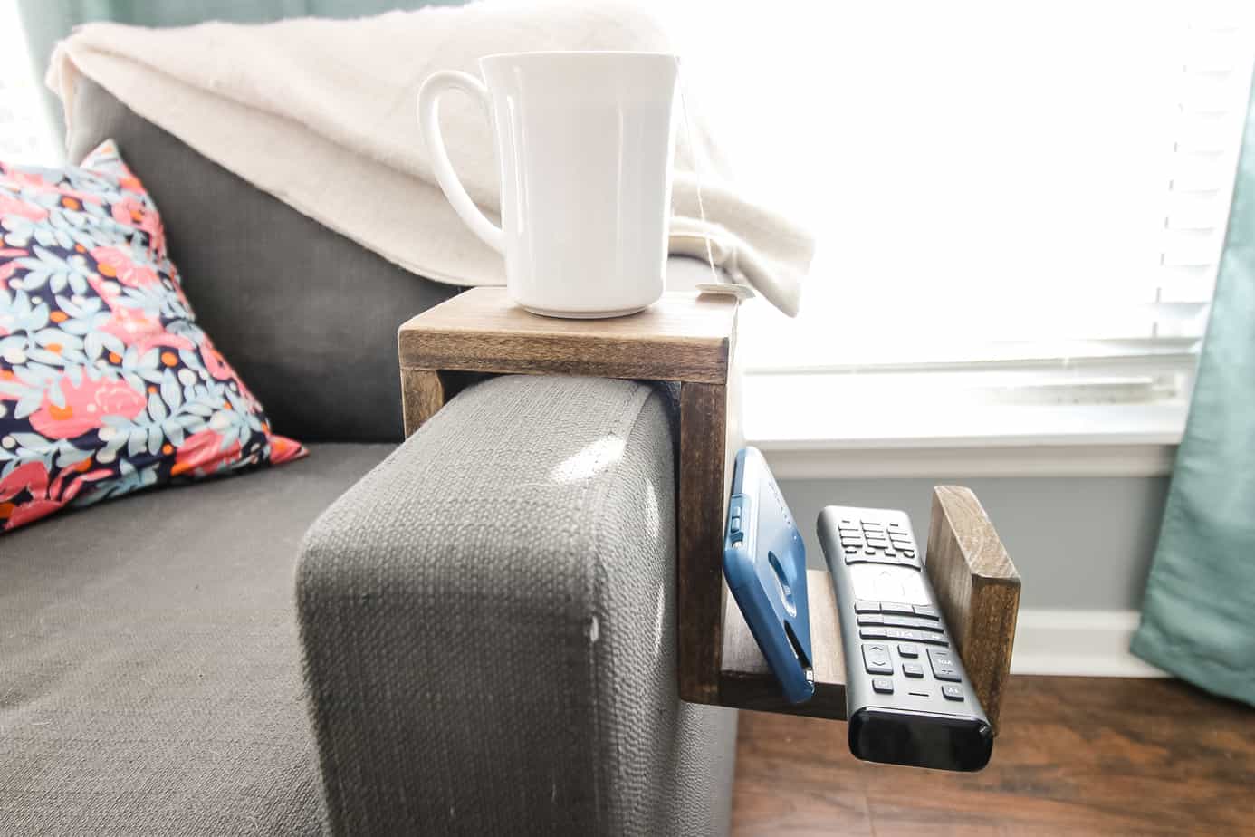 Couch Arm Cup Holder - Charleston Crafted
