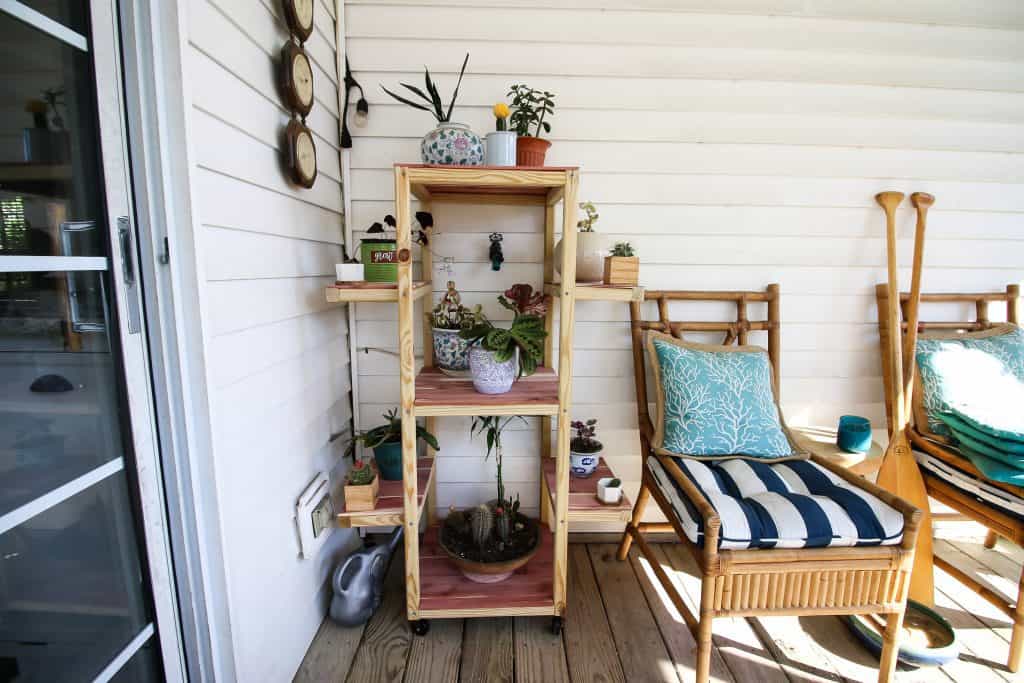 Outdoor Rolling Plant Stand - Charleston Crafted