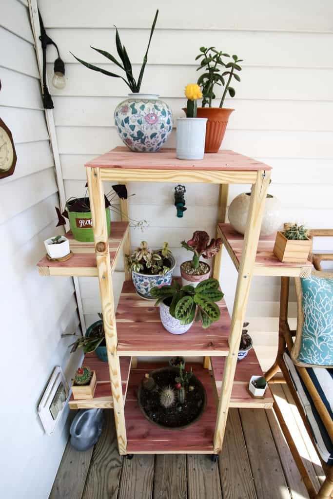 Outdoor Rolling Plant Stand