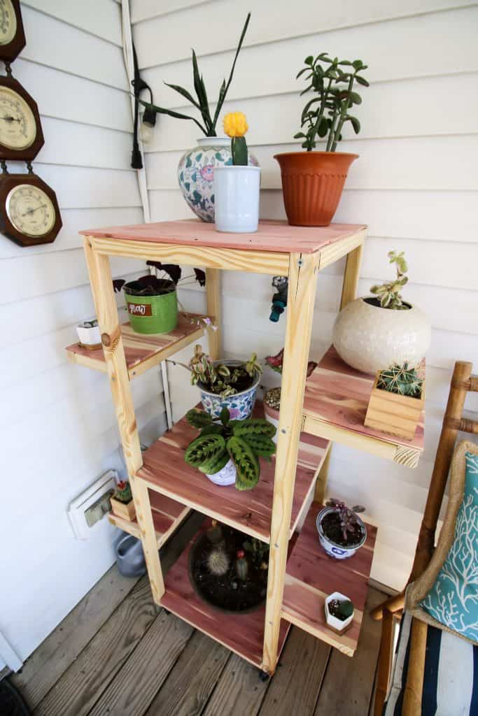 Outdoor Rolling Plant Stand - Charleston Crafted