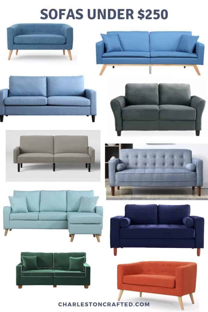 cheap sofas under $250