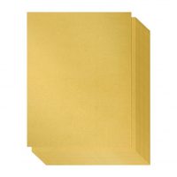 96-Pack Gold Metallic Cardstock Paper, Double Sided, Laser Printer Friendly - Perfect for Weddings, Baby Showers, Birthdays, Craft Use, Letter Size Sheets, 8.5 x 0.03 x 11 Inches