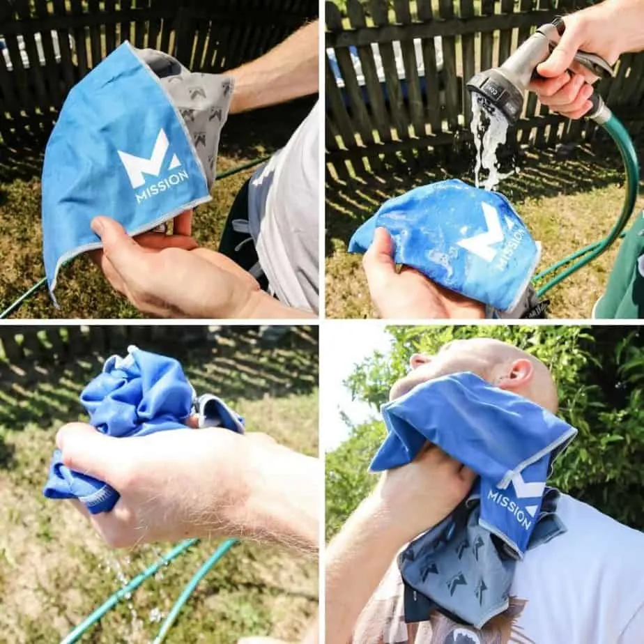 how to use mission cooling towel