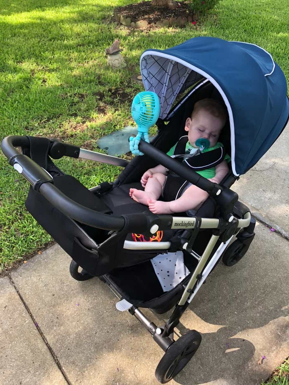 baby strollers facing mom