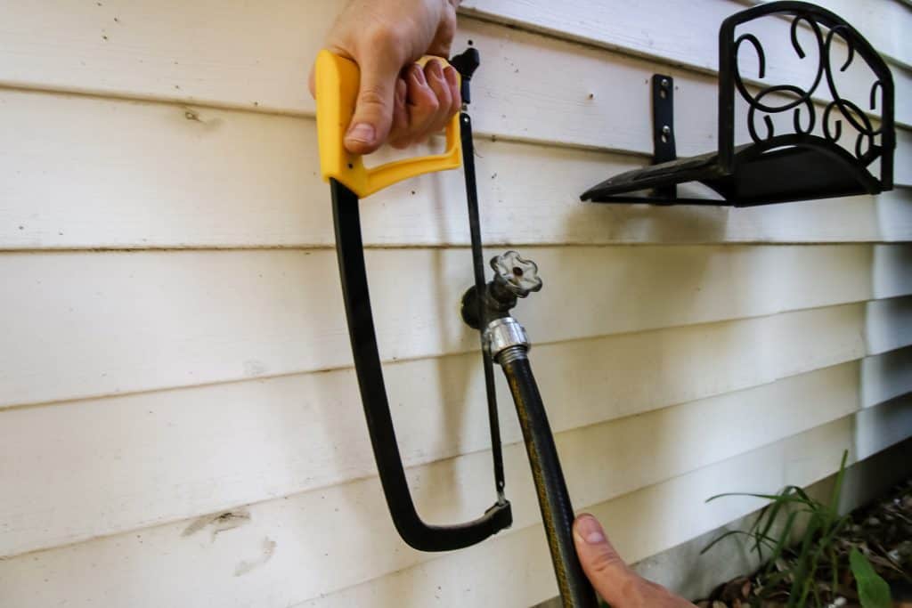 How to Remove a Stuck Hose on an Outdoor Spigot - Charleston Crafted