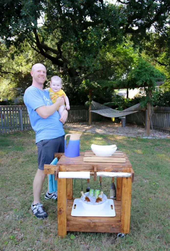 Outdoor Grill Cart - Charleston Crafted