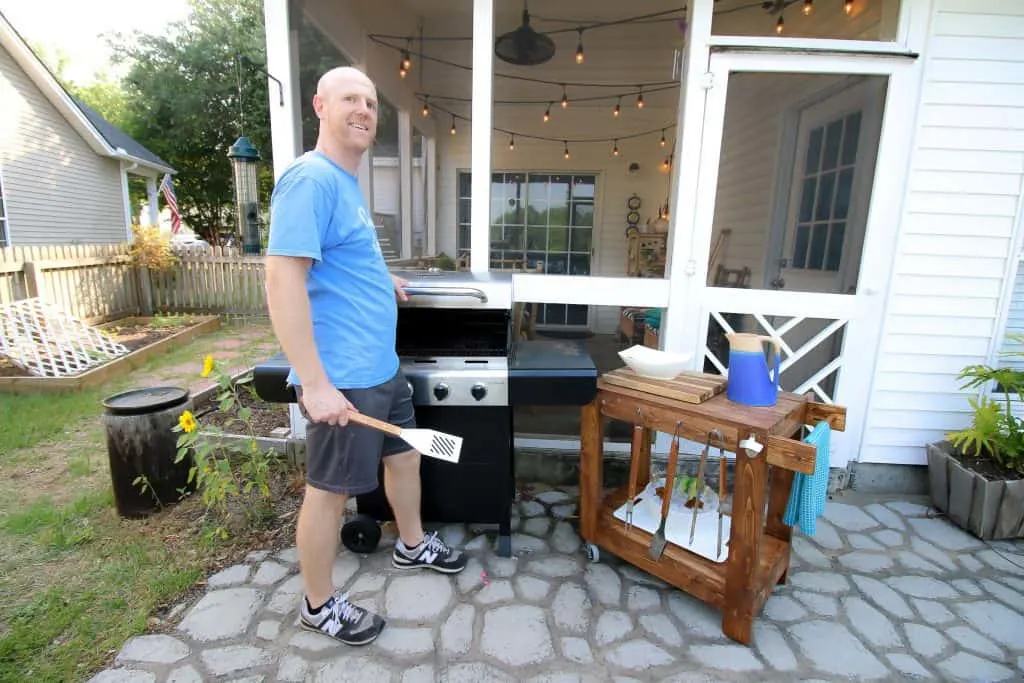 Outdoor Grill Cart - Charleston Crafted
