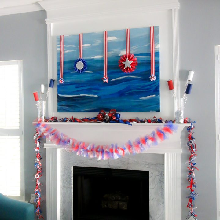 How to make a fabric garland