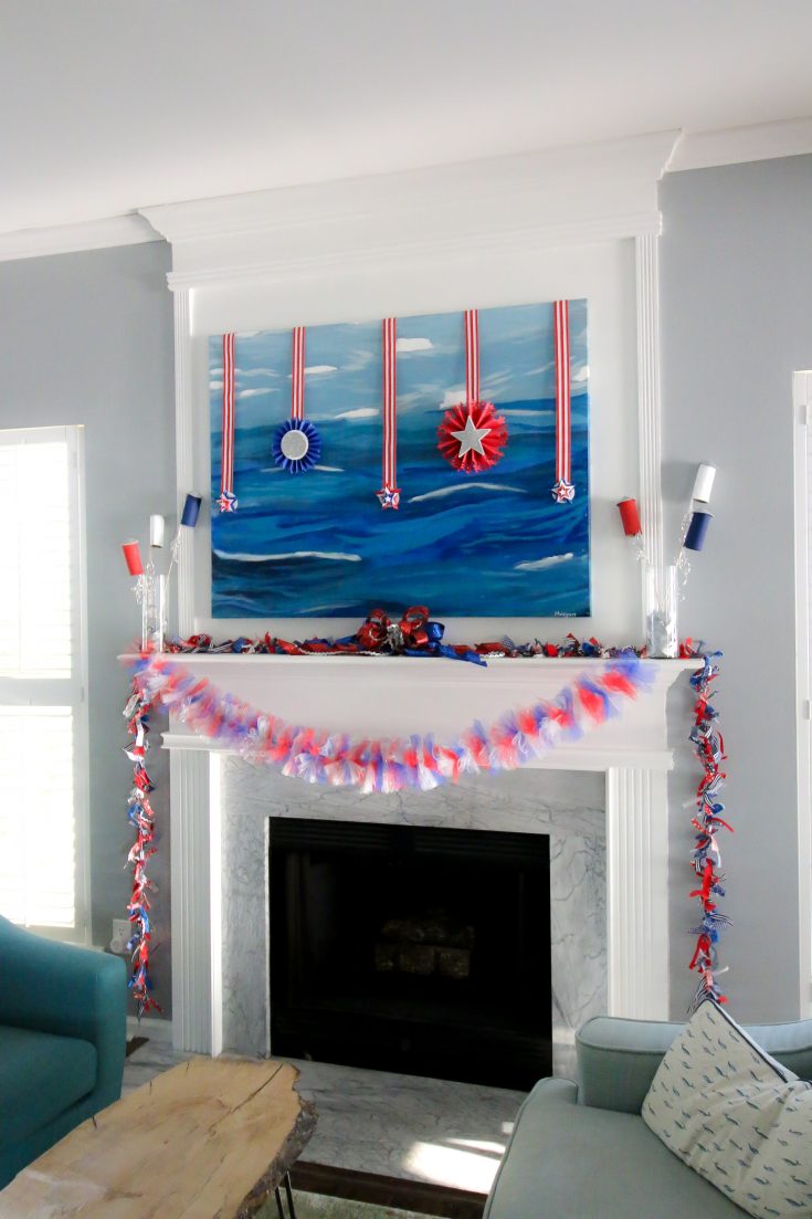 Patriotic Mantel