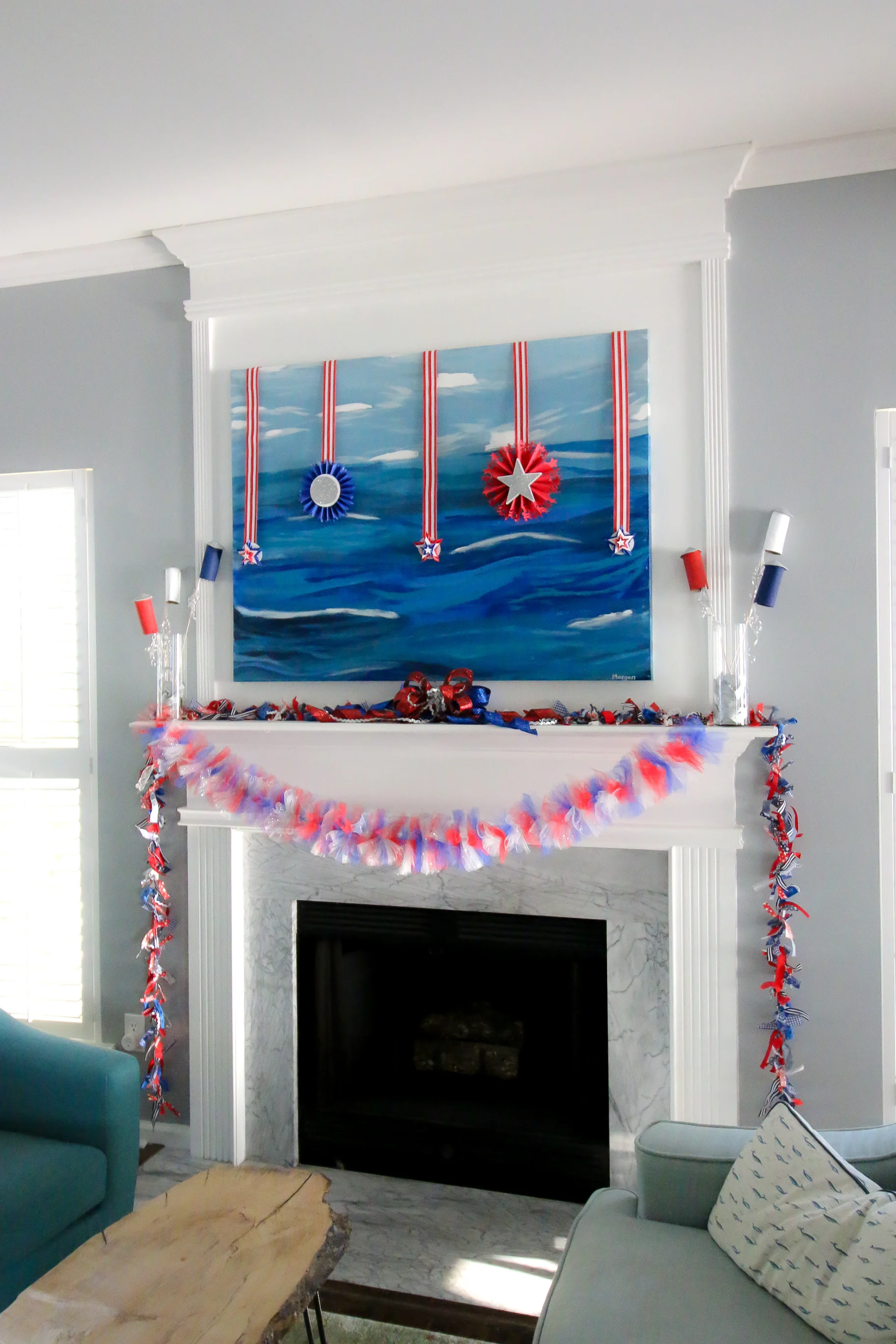 Patriotic Mantel