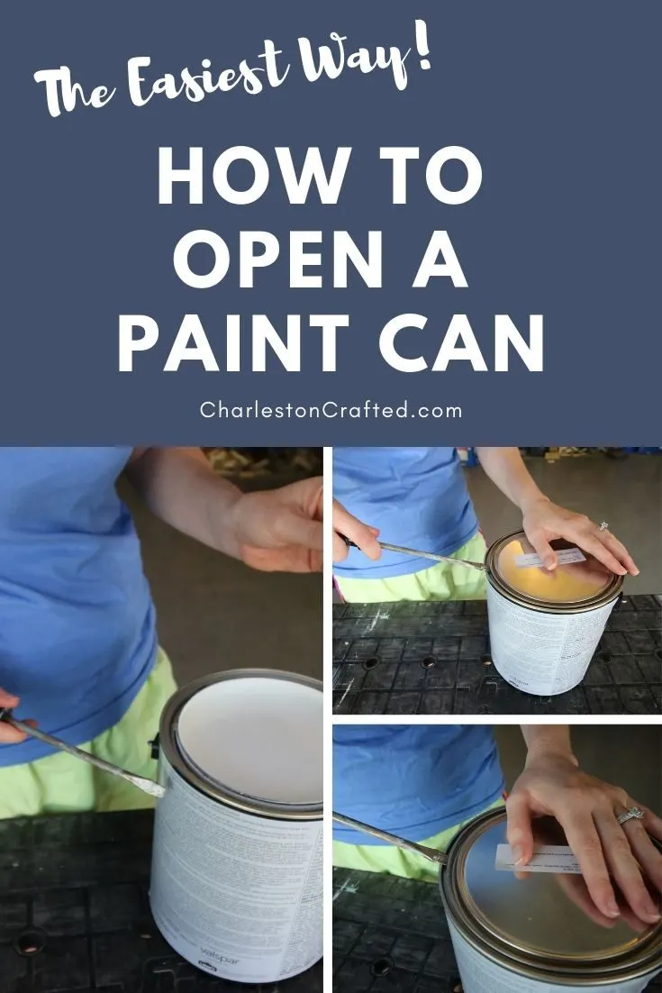 how to open a paint can - the easy way