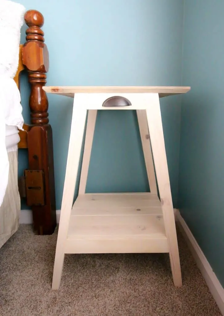 DIY Mid Century Modern Side Table - Charleston Crafted