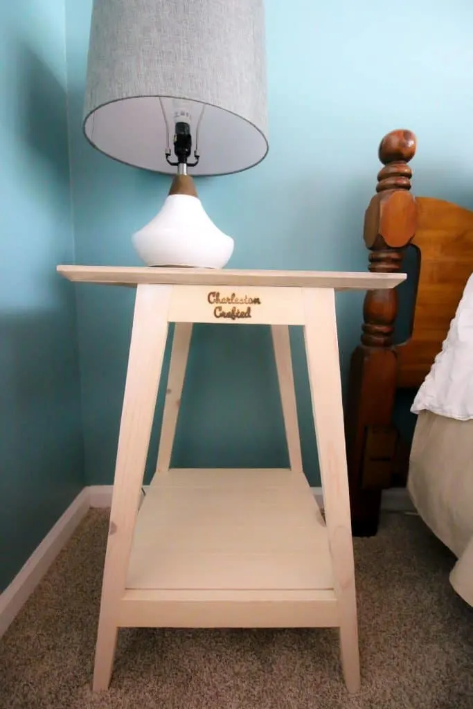 DIY Mid Century Modern Side Table - Charleston Crafted