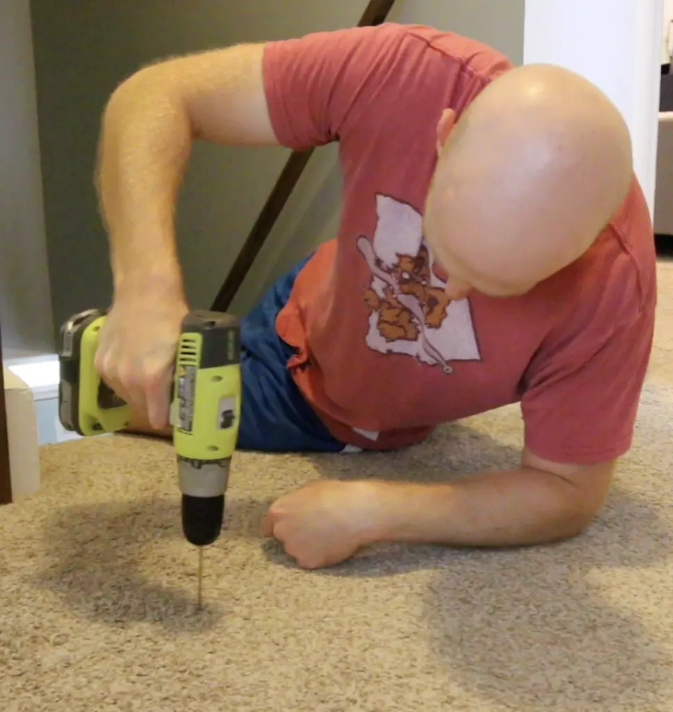 How to fix squeaks in floors with a drill