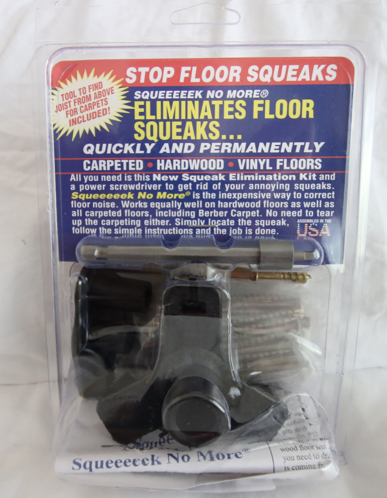 How to fix squeaky floors through carpet